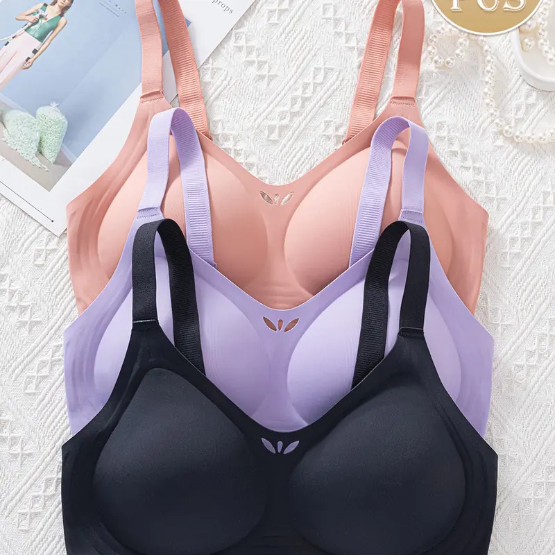 Jelly Bra - Wireless Seamless Smooth Adjustable Jelly Underwear, Minimalist Comfortable Lift, Suitable for All Bust Types, Good Medium Support and Beautiful Daily Lady Bra, Wirefree Bra, Adjustable Bras