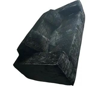 Eyisean 71" & 63" Compression Sofa with Corduroy Fabric Comfy Loveseat Sofa with Deep Seat No Assembly Required Boneless Couches with Wide Armrest Rack for Living Room