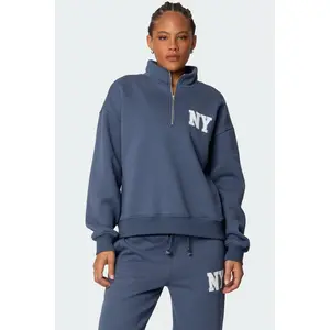 Ny Quarter Zip Sweatshirt Ny Quarter Zip Sweatshirt