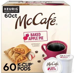 McCafe Baked Apple Pie Coffee, Keurig Single Serve K-Cup Pods, 60 Count, (6 Packs of 10)