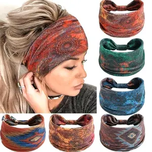 Women Elastic Wide Hairband Set, Twist Design Headscarf, Suitable for Yoga Running Sports, All Season Fashion Accessories
