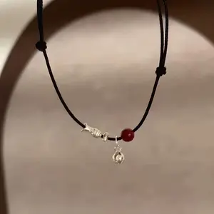 A Lucky Bracelet for The Zodiac Year Featuring a Cute Fish Bell Design, Perfect for Couples, Friends, Or Students, with a Easy Red String