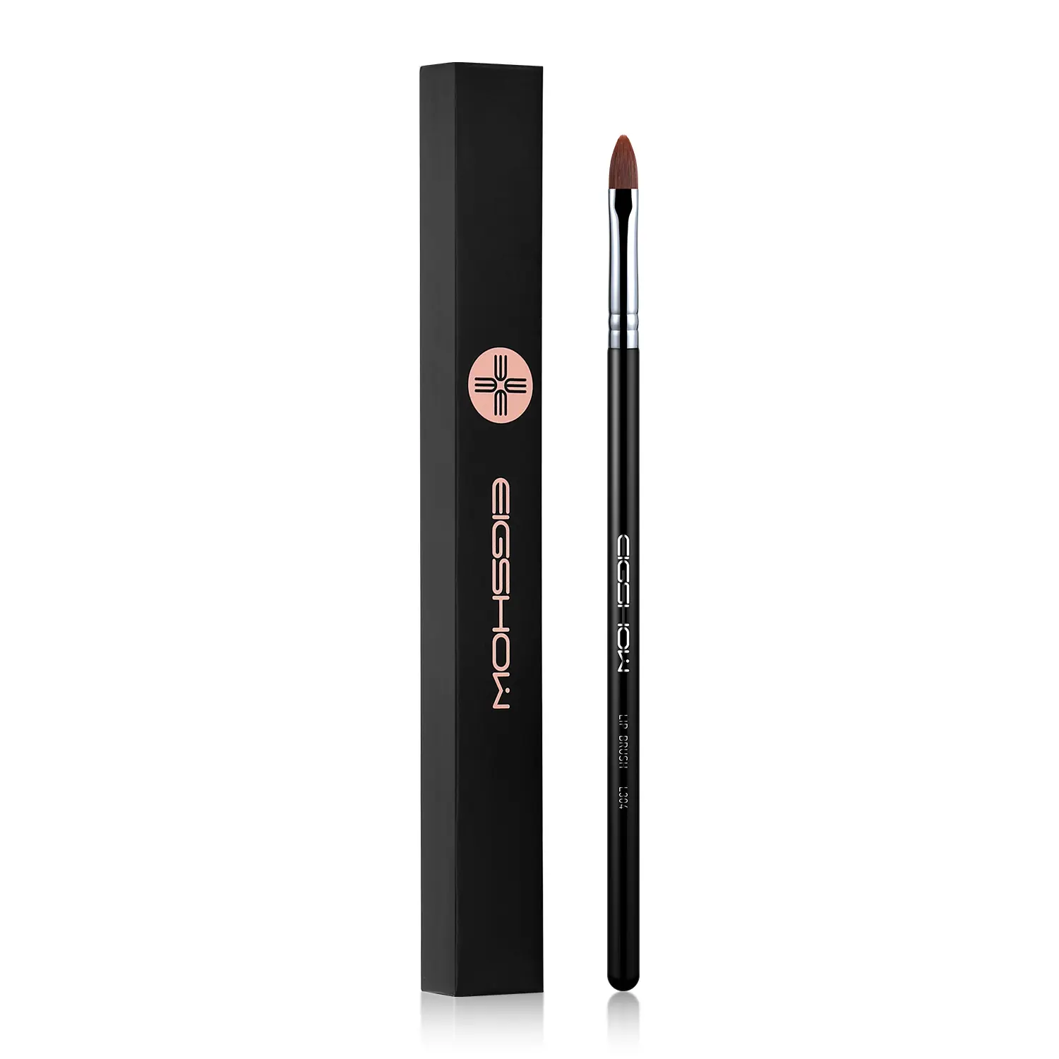 Lip Brush Professional Make Up Brush Travel Lipstick Gloss Wands Applicator Cosmetic Tool Kits, Cruelty-Free & Vegan, Precise Application (L304)