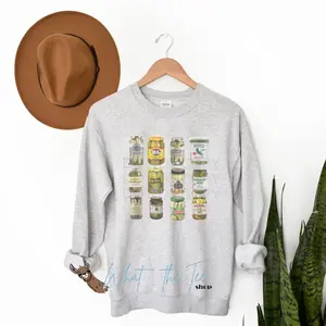 Retro Pickle Jar Crewneck Cotton Menswear