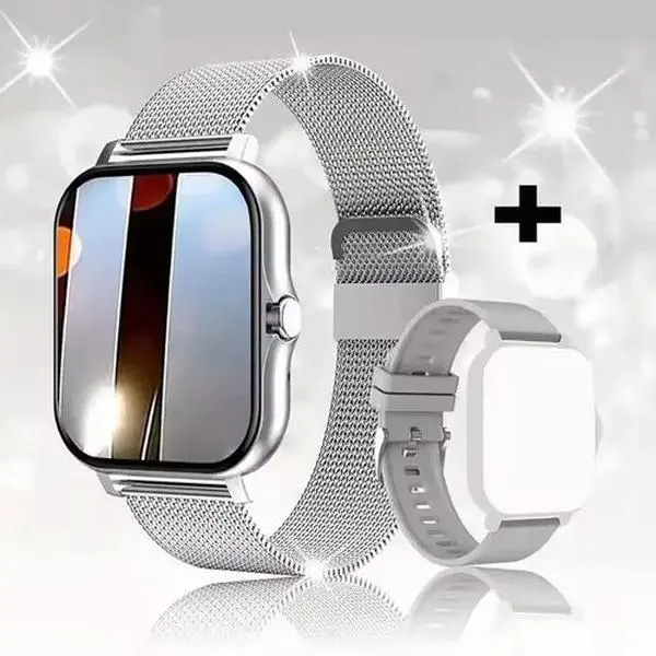NEW 2025 Fashion SmartWatch Android Phone 2.01" AMOLED Color Screen Full Touch Bluetooth 5.0 Water Proof Magnetic Charging Health Monitoring Wristwatch