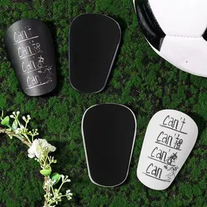 2 Pcs Mini Football Shin Pads, Small Football Shin Guards, Mini Soccer Youth Kids Shins Pads Guards Pad for Boys Girls Teenagers, Soccer Training Equipment