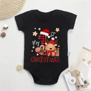 Christmas Baby Onesie, Cute Reindeer Baby Bodysuit, Christmas Baby Gifts, Baby Boy Gift, Xmas Birthday Gifts, Newborn Clothes