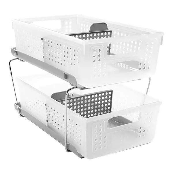 Madesmart Housewares 135060 2-Tier Organizer with Dividers