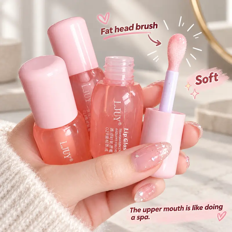 Women's Hydrating Lipgloss Set - 3/6/9 Count Options, Non-Sticky Lip Oil with Moisture, Daily Glossy Glaze, Lip Plumping Beauty Cosmetic, Back to School Gifts