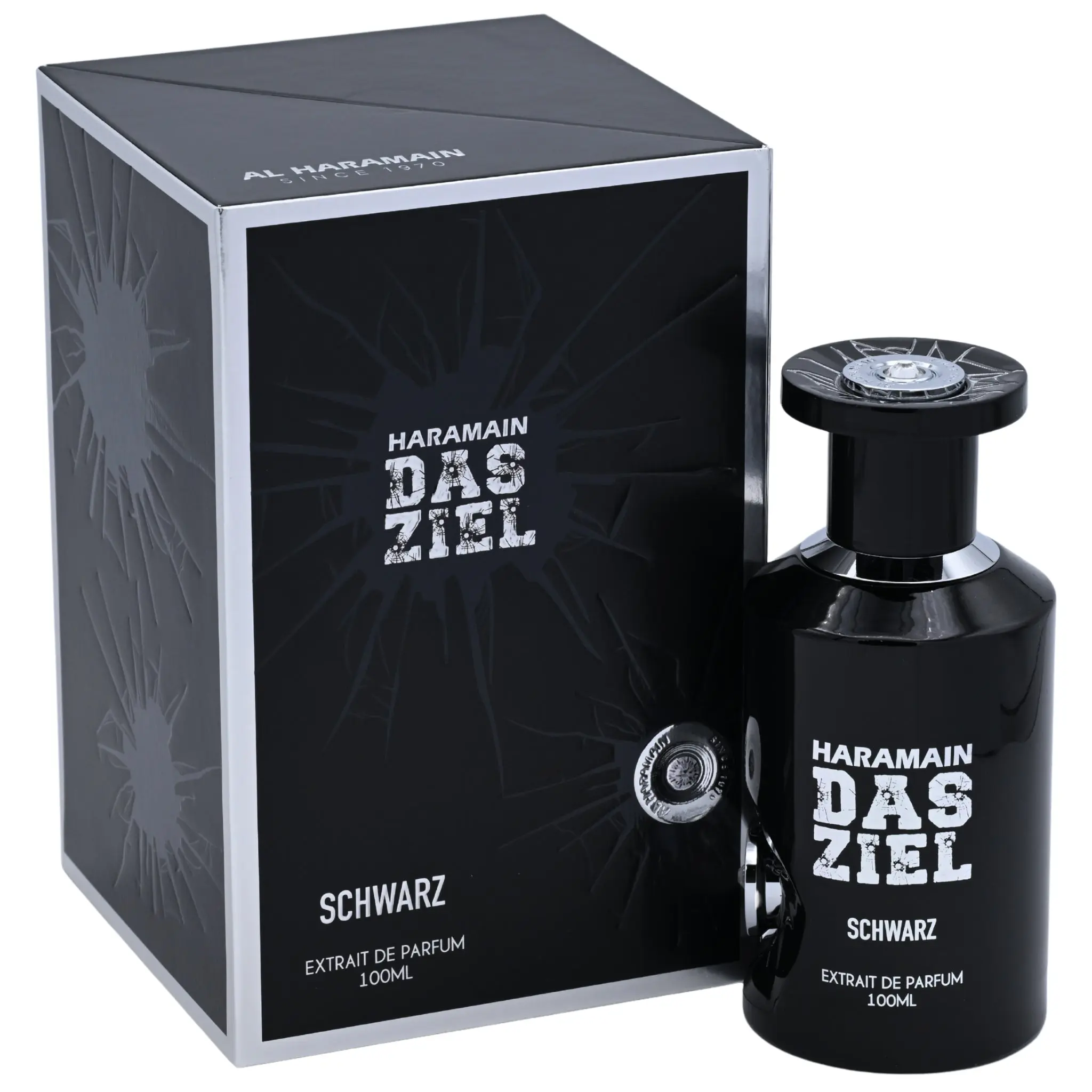 Das Ziel Schwarz Extrait de Parfum Spray, Woody Earthy Unisex Scent with Cistus, Frankincense & Amber, 3.3 fl oz (100ml), Modern