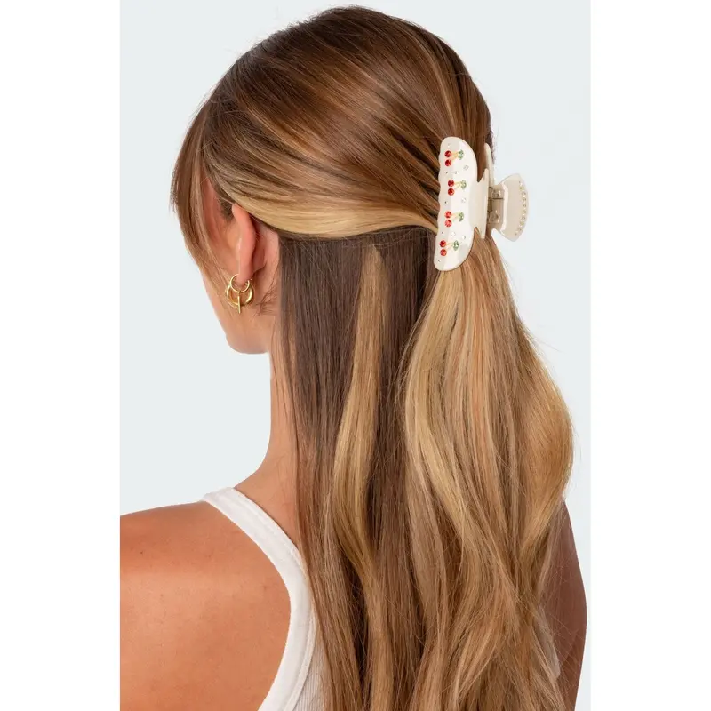 Cherry Claw Hair Clip