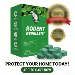12 - Pack Top - rated Natural Rodent Repellent Balls!With peppermint & lemon oil, they're fast - acting against squirrels, rats & more.All - purpose, eco - conscious, and compact.Safe, long - lasting, easy - to - use for indoor/outdoor.