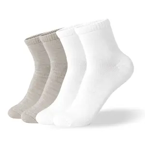 100% Natural Eco-Friendly Hemp Socks, Summer Cool Anti-Odor Breathable Heat Dissipation Crew & Ankle Socks for Women Men (S/M/L)