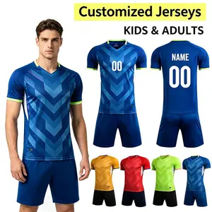Personalised Soccer Jersey Foothball Kits [Diy Name&Number] for Mens&Boys  Football Jersey Custom Soccer Jerseys Traning Shirt