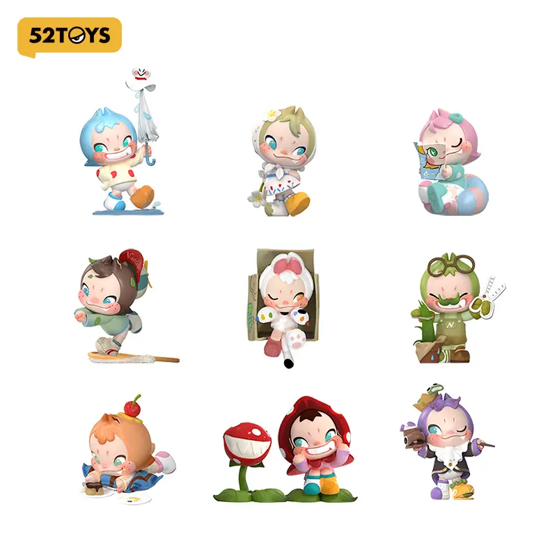 52TOYS NINNIC NI Vibes Only Series  Kawaii Creative Gift Room Decor Desktop Decoration Gift for  Birthday Party Soft Adorable Figures Pvc Action Figures
