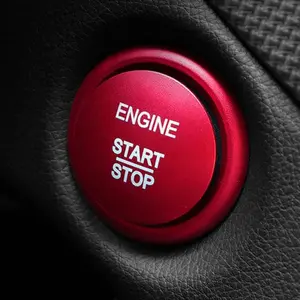 Car Engine Start Stop Button Decoration, 2 Counts/set Car Engine Start Stop Button Decorative Cover, Car Interior Accessories for Mercedes-benz CLA GLA GLC, Automotive, Car Decorations, Vehicle, Car Interior Kit