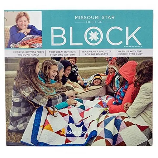 USED Book - Block Holiday 2014 - Quilting Idea Book by Missouri Star Quilt Company (Paperback) - English, Quilting Patterns, English Or Spanish, Christmas Quilts