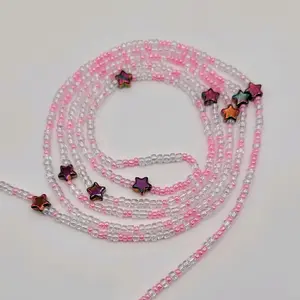 Pink Princess Waist Beads - Lightweight & Comfortable Accessory for Casual & Formal Wear - Perfect Gift for Any Occasion - Elevate Your Style effortlessly