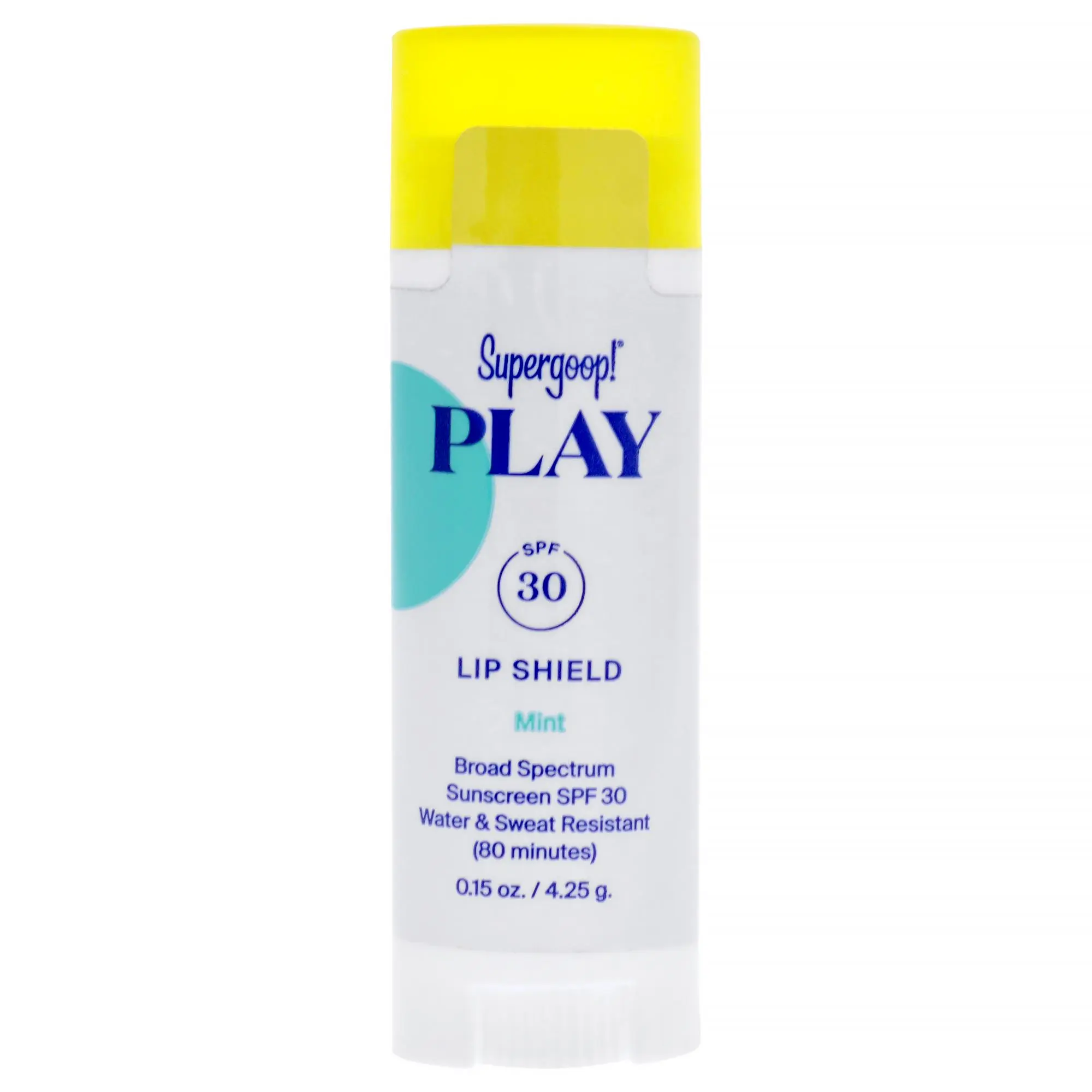 Play Lip Shield SPF 30 - Mint by Supergoop for Women - 0.15 oz Lip Balm