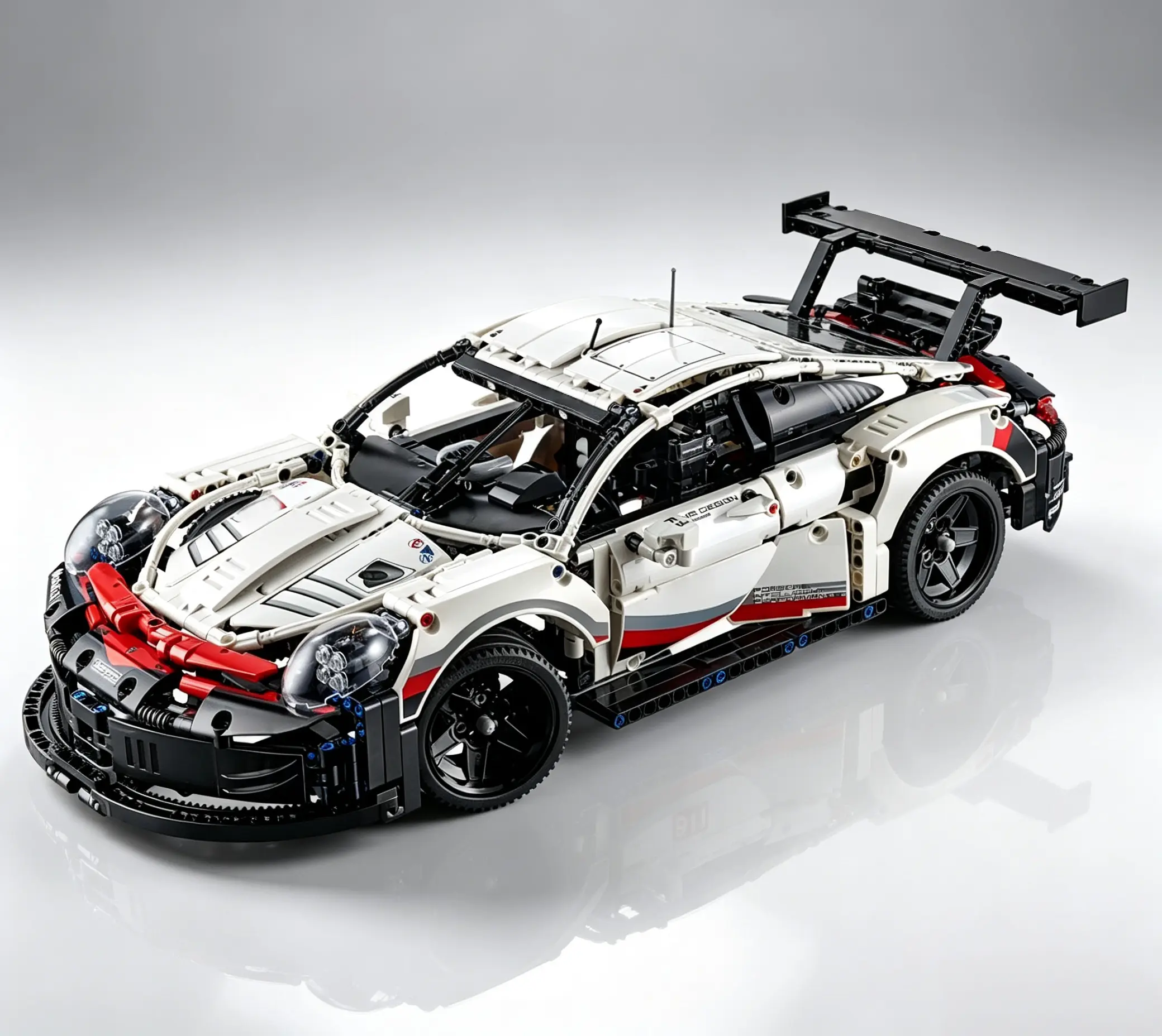 Car Building Toy for Girls & Boys, Ages 14+ - Cool Birthday Gift for Kids - Race Car Model with Authentic Details for Play & Display
