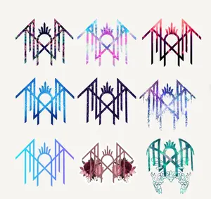 Sleep Token Band Glitter Car Sticker Vinyl Decall12