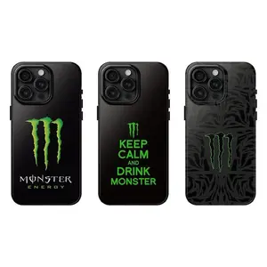Black Monster Energy Drink Collection Phone Cases Phone Cover Hard Case Tough 2-piece Phone Case
