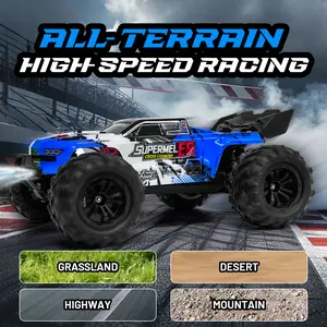 2.4G high-speed brushless off-road vehicle, with a soft pack battery, can reach a maximum speed of 70KM/ hour and a normal speed of 55KM/ hour four-wheel drive Remote Control Truck Rc Stunt Car rc cars for adults rc drift cars drift rc cars