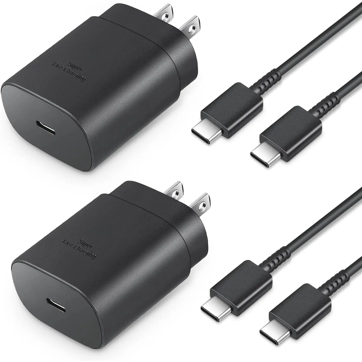 Type C Charger Fast Charging, 25W USB C Fast Charging with 6FT Type C Charger Cord Compatible with Samsung Galaxy S24 Ultra/S24/S24+/S23 Ultra/S23/S22 Ultra/S22/S21