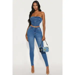 Tall Vibe Check Curvy Stretch Skinny Jeans - Medium Wash