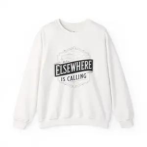 Travel Enthusiast Sweatshirt, Wanderlust Jumper, Vacation Vibes Shirt, Elsewhere is Calling Top, Adventure Crewneck Casual Womenswear Pullover