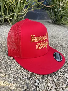 Kansas City Football Embroidered trucker hat