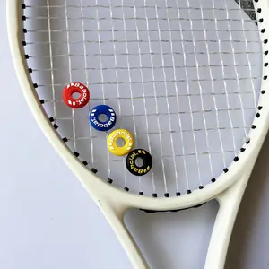 Tennis Racket Vibration Dampener, 4 Counts/set Tire Shaped Rubber Shock Absorber, Tennis Accessories for Training & Competition