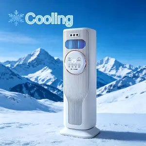 2-in-1 Tower Fan & Heater Combo – 3 Speeds, Dual Heat Modes, Remote Control, Bladeless Safe Design, Quiet Air Circulation for Bedroom, Living Room, Office (28ft/s Max Airflow)