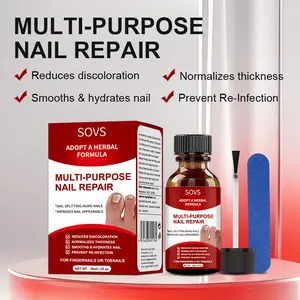 SOVS Toenail Fungus Treatment Extra Strength ,Nailgrowthoil for Toenail and Fingernail, Antifungal Solution, Triple Action Formula for Damaged Nails, with Euphorbia Hirta Whole,1 Fl Oz, Promote Growth of Nails