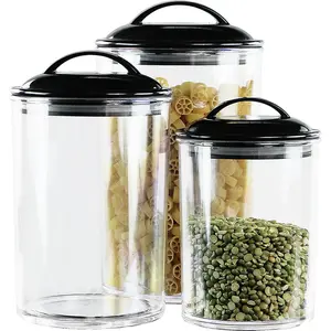 Calypso 6pc Acrylic Canister Set 2 Color Choices