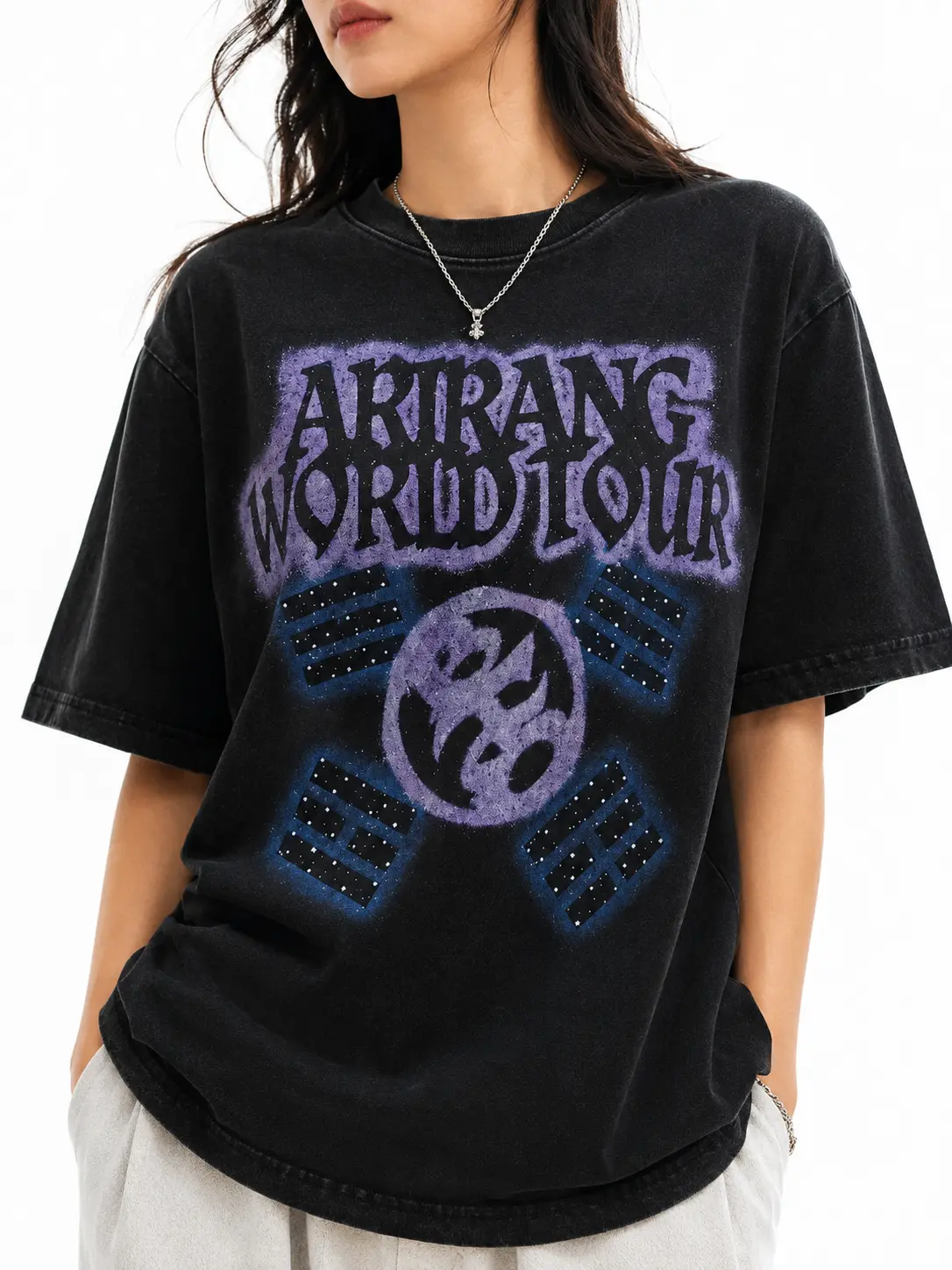 Arirang World Tour T-Shirt, K-Pop World Tour Tee, ARMY Fan Graphic Tee, Korean Concert Outfit, Music Lover