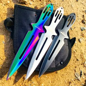 Defender Set of 3 Throwing Knives with Sheath