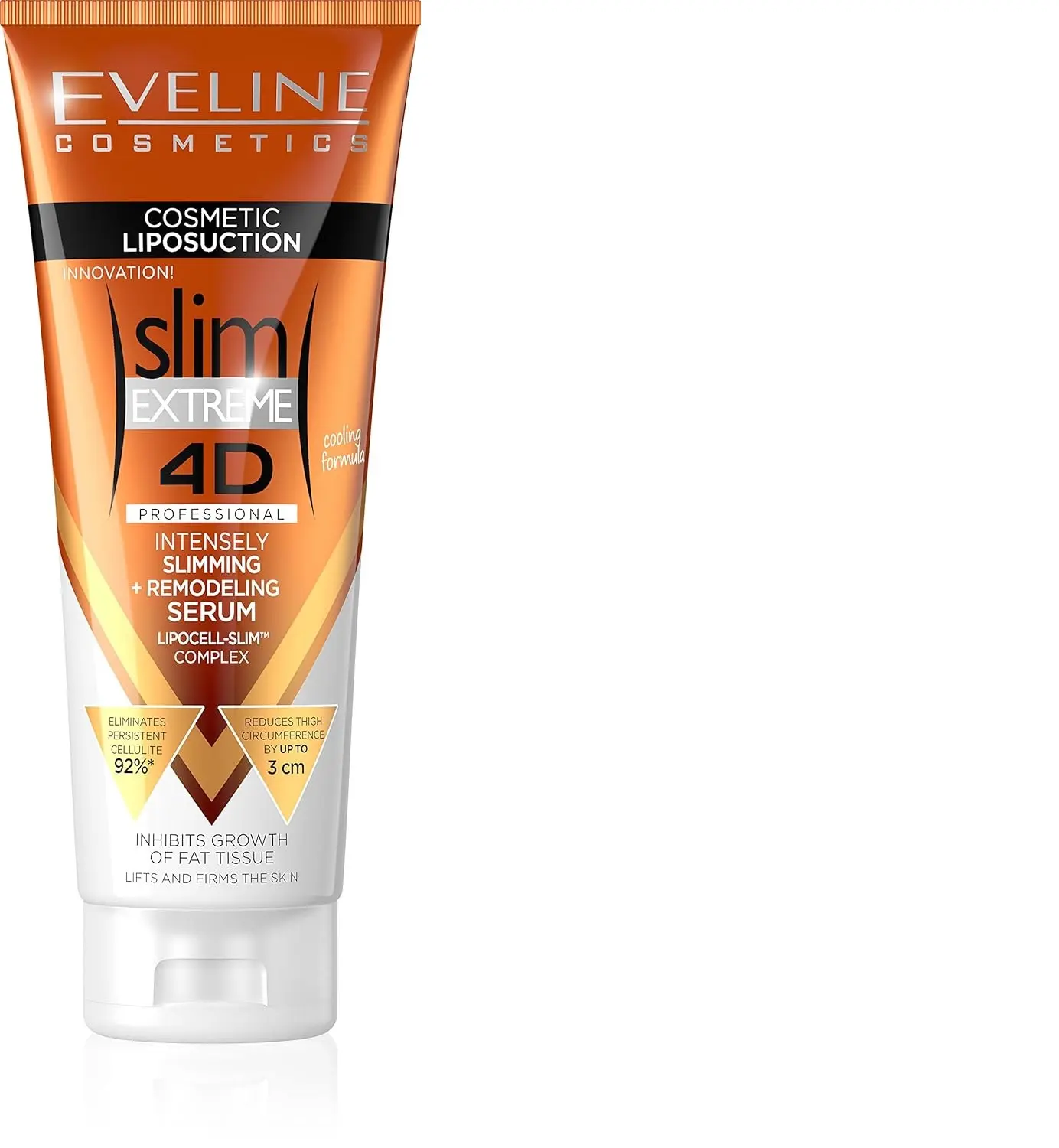 Eveline Slim Extreme 4D Liposuction Body Serum - Beauty & Personal Care Body Moisturizer, 8.8 oz