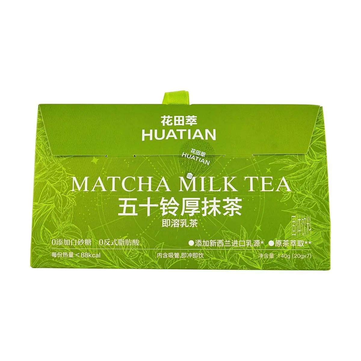 HUATIAN Isuzu Matcha Instant Milk Tea - 7 Pack, 140g | Authentic
