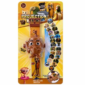 Tung Tung Tung Projection Watch - Funny Meme Mythical Creature 3D Cartoon Toy with Adjustable Strap - for Kids Birthday Party, School Reward & Classroom - Cool Humor Gag Gift for Boys, Teens & Friends