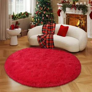 EIKIONE Christmas-Ready Minimalist Soft Rug Non-Toxic Non-Slip Stain Wrinkle-Resistant Easy Care Neutral Tones INS Decor US Shipping After Sales terracotta rug for Living Room