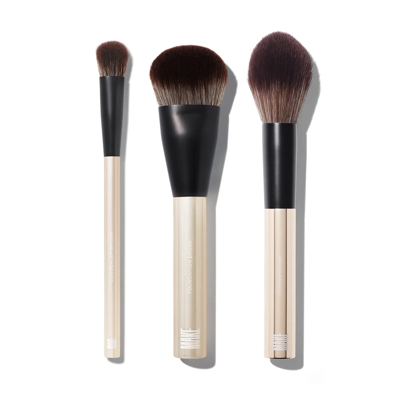 The Complexion Brush Set - Includes Foundation Brush, Concealer Brush and Powder Brush