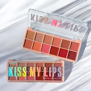 Amuse Kiss My Lips Matte Lipstick Palette 0.39 Oz Sealed New with Gloss Lipgloss