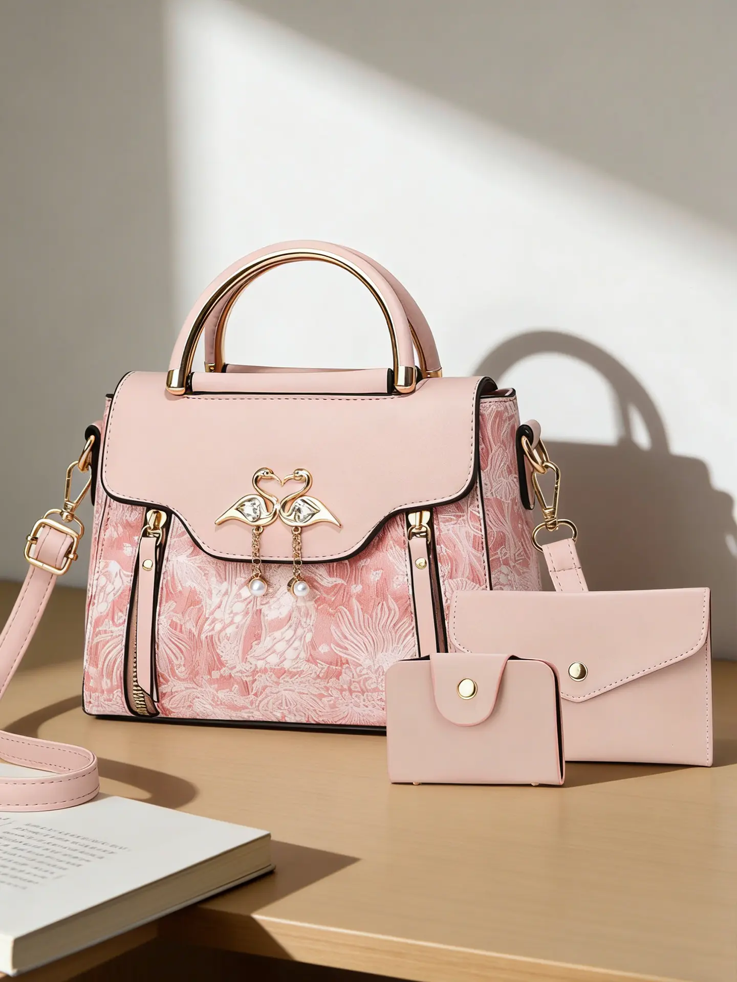 Embroidered Women's Bag, High-End Embroidery Purse, Flap Crossbody Purse, Fashion Crossbody Handbag, Casual Trendy Handbag, Casual Versatile Design, Premium Fabric, Perfect Gift for Mom & Girlfriend