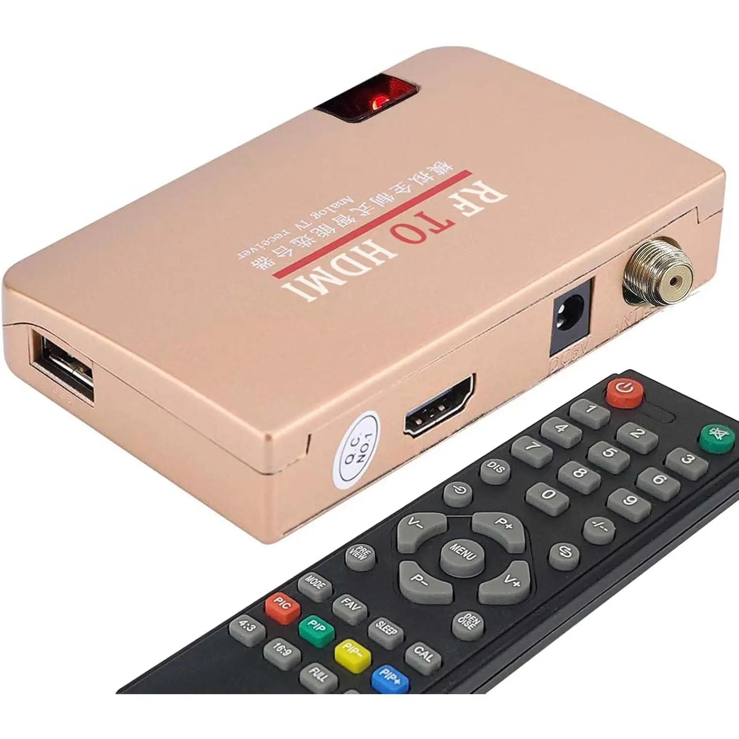 Rf demodulator coax to hdmi uhf modulator vhf adapter coaxial converter for jvc videodisc betamax vcrs vhs camcorder video cd player magnavox odyssey atari to hdtv hd digital projector monitor tv