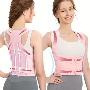 Back Pain Relief Posture Corrector - Adjustable Lightweight Back Brace for Women Men Scoliosis Hunchback Correction - Unisex