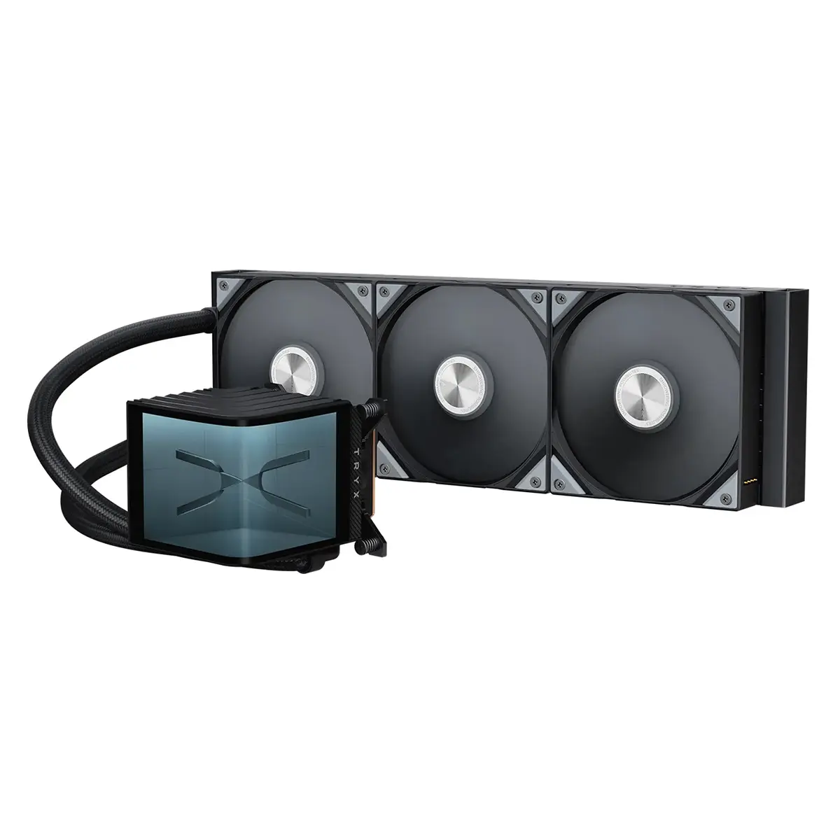 TRYX PANORAMA 360mm All-in-One CPU Liquid Cooler with Curved AMOLED Display