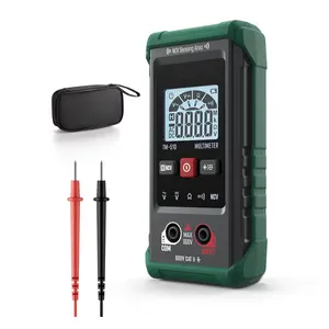 Digital Multimeter, 4000 Counts, Smart Measurement, Auto-Ranging Voltmeter; Non-Contact Voltage test, Measures AC/DC Voltage, Resistance, Continuity – Green