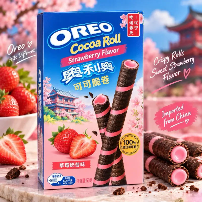 Oreo Cocoa Roll – Strawberry Flavor