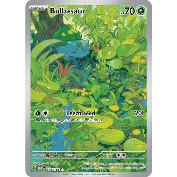 Bulbasaur - 166/165 - #166/165 - SV: Scarlet & Violet 151 - Near Mint
